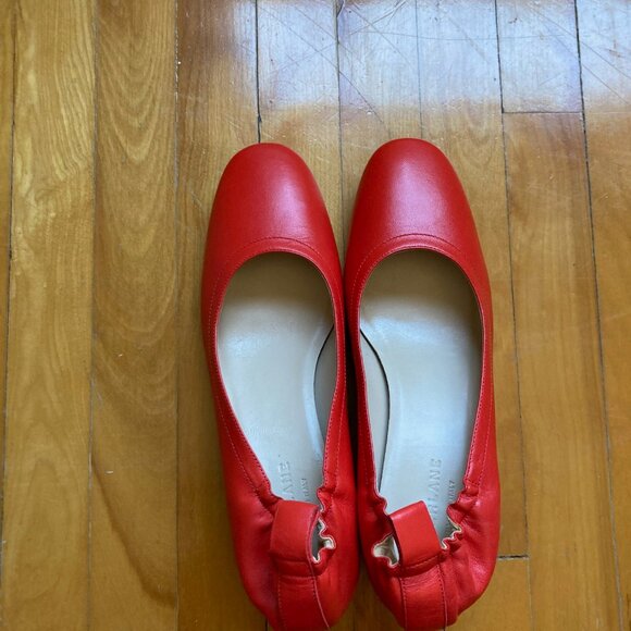 Everlance The Italian Leather Day Heel Red size 9 - Picture 5 of 6